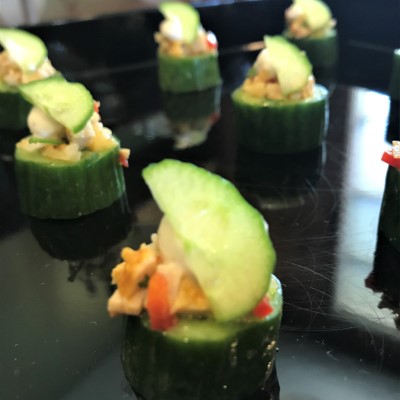 Tandoori Chicken Salad, Cucumber, Tzatziki