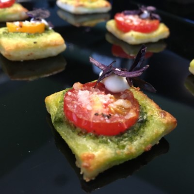 Tomato Tart, Basil and Mascarpone