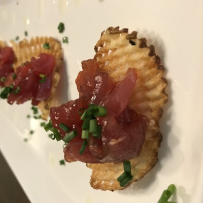 Truffle Soy Ahi Gaufrette